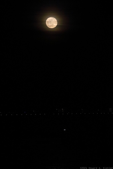 Moon over Manteo